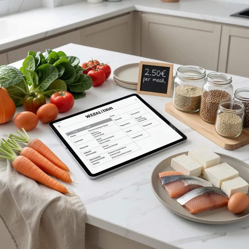 Menu de la semaine : 7 étapes pour organiser tes repas sans stress (exemples concrets)