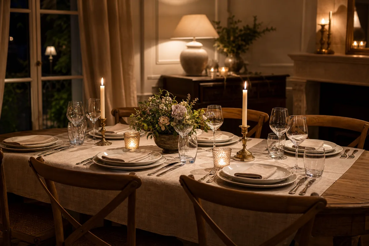 Recevoir à table comme au restaurant : les codes maison